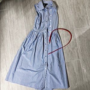 Oxford button down dress